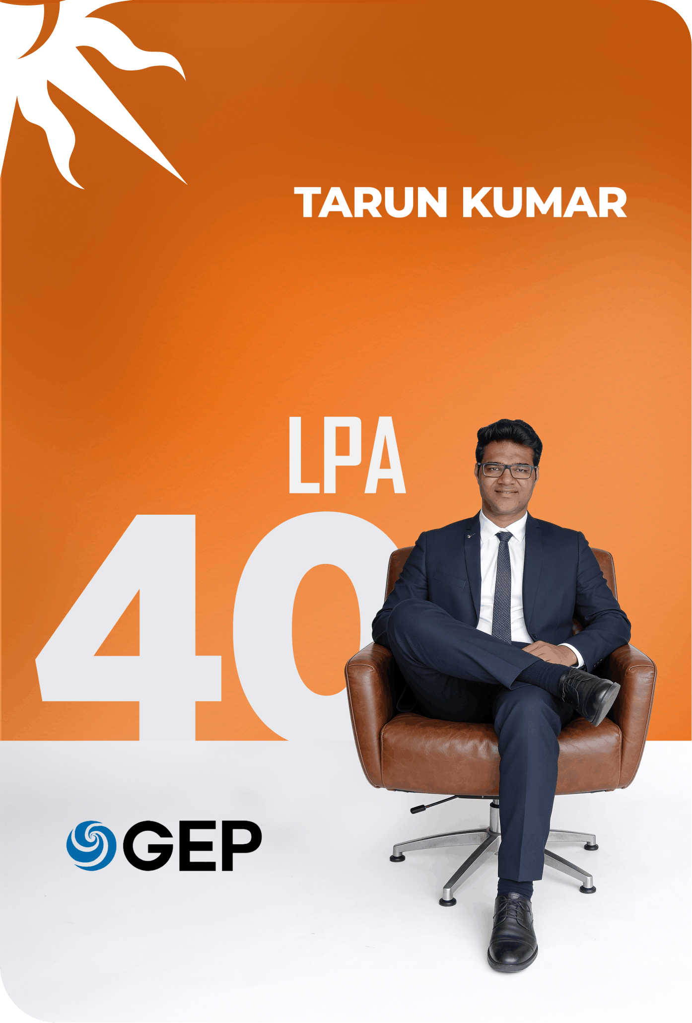 Tarun Kumar Secures 40 LPA Package at GEP